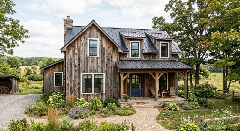 Rustic Siding Installation