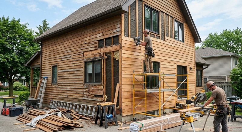 Wood Cladding Replacement