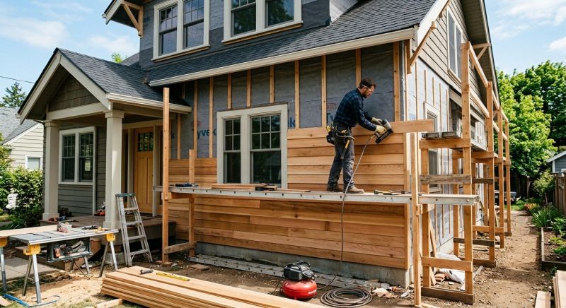 Wood Siding Installation in Chapel Hill, TN