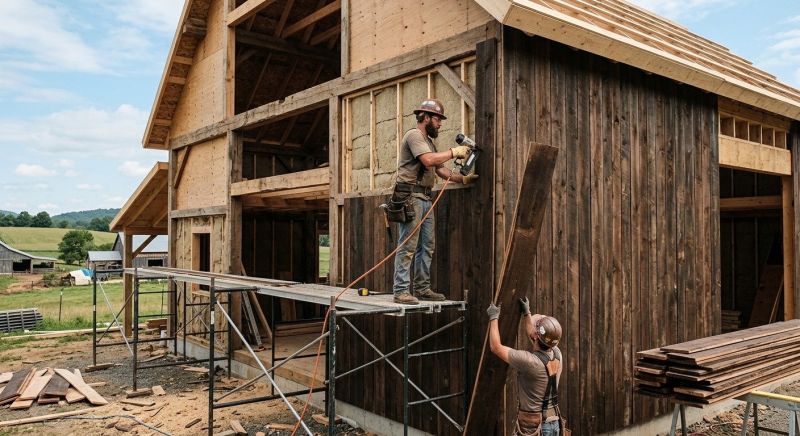 Barn Siding Installation in Chapel Hill, TN