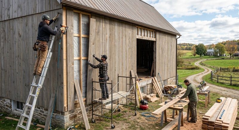 Barn Siding Installation in Shelbyville, TN