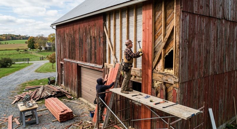 Barn Siding Replacement in Manchester, TN