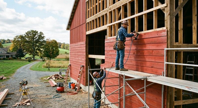 Barn Siding Replacement in Tullahoma, TN