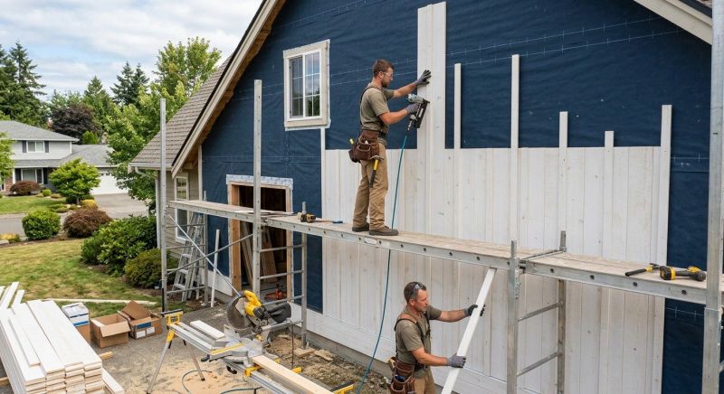 Batten Siding Installation in Christiana, TN