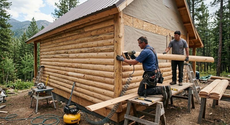 Cabin Siding Installation in Shelbyville, TN