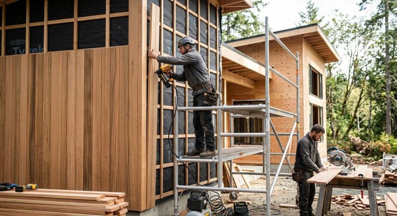 Cedar Cladding Installation in Shelbyville, TN
