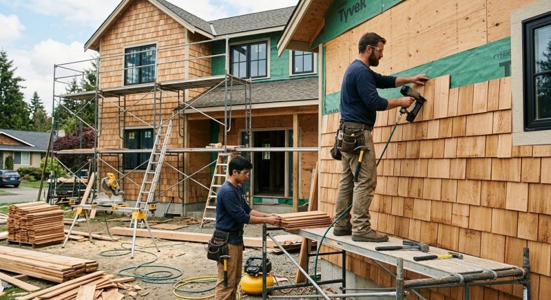 Cedar Cladding Installation in Shelbyville, TN