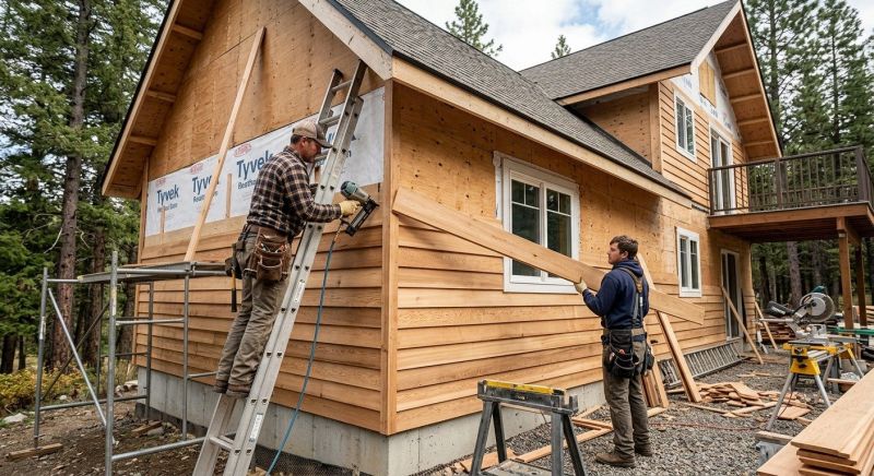 Cedar Siding Installation in Chapel Hill, TN