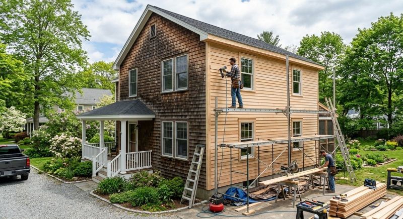 Cedar Siding Installation in Coffee County, TN