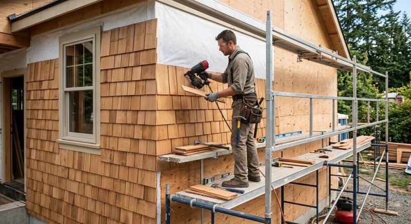 Cedar Siding Installation in Unionville, TN