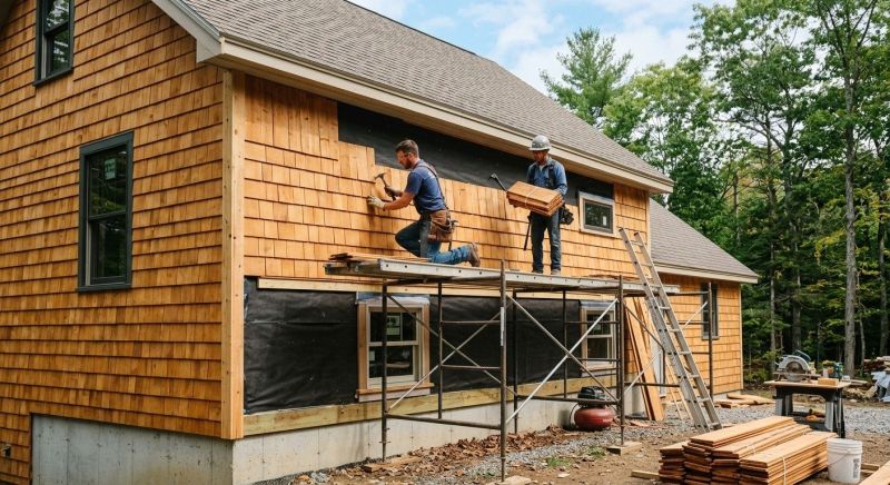 Cedar Siding Installation in Wartrace, TN