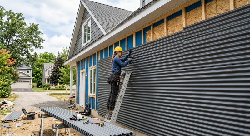 Corrugated Siding Installation in Shelbyville, TN