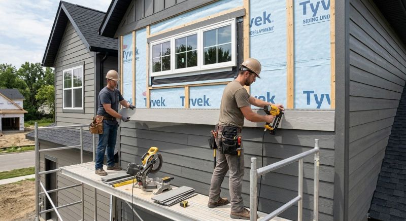 Engineered Siding Installation in Marshall County, TN