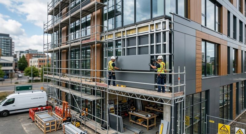 Facade Cladding Installation in Shelbyville, TN