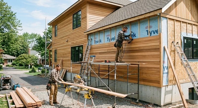 Faux Wood Siding Installation in Fayetteville, TN