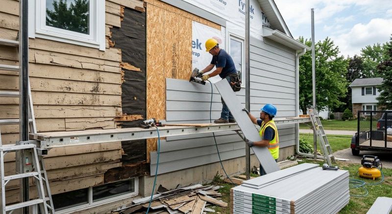 Fiber Siding Installation in Wartrace, TN