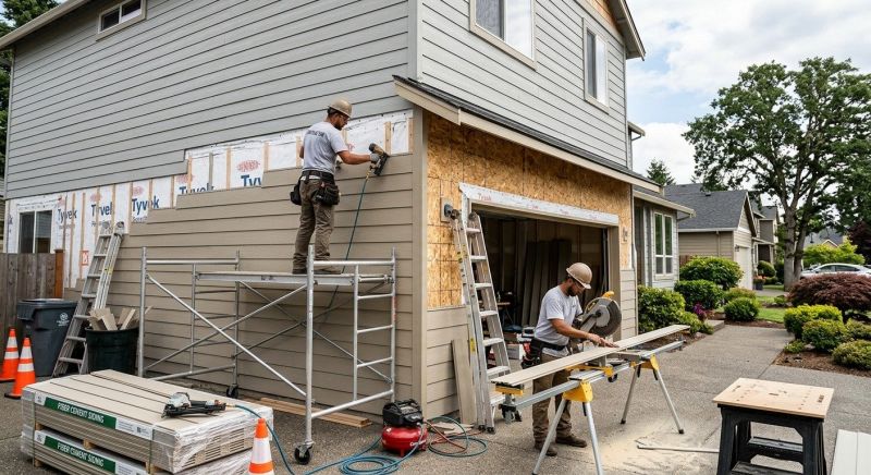 Fiber Siding Installation in Wartrace, TN