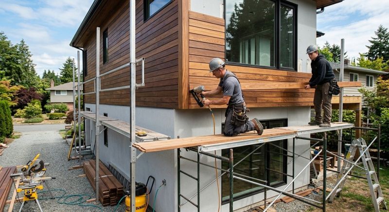 Hardwood Siding Installation in Chapel Hill, TN