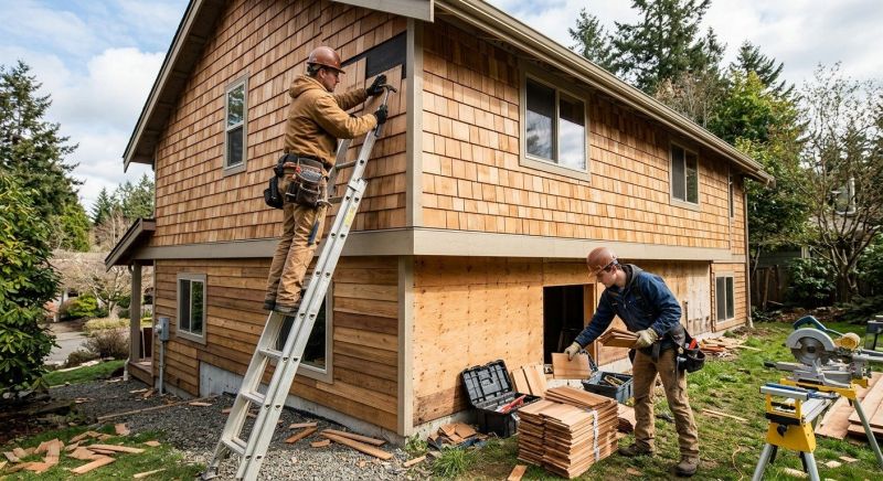 Hardwood Siding Installation in Manchester, TN