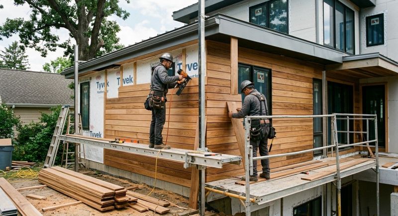 Hardwood Siding Installation in Wartrace, TN