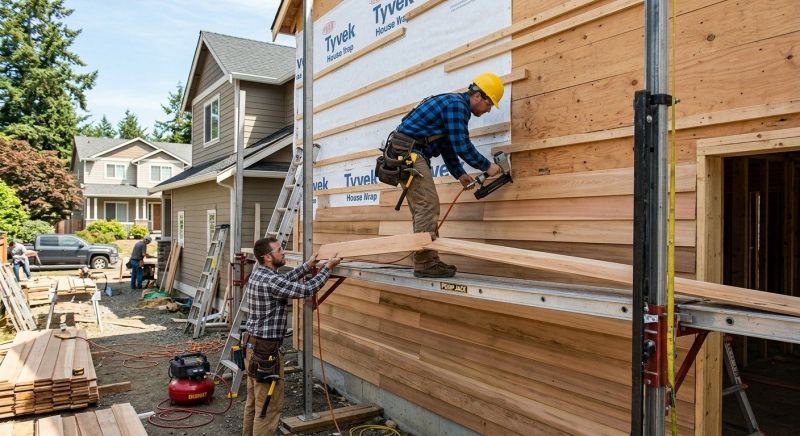 Hardwood Siding Installation in Wartrace, TN