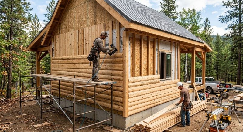 Log Siding Installation in Christiana, TN