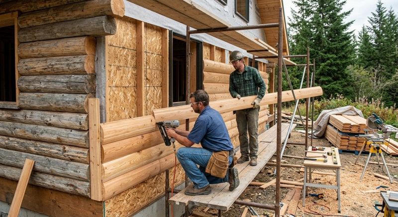 Log Siding Installation in Christiana, TN