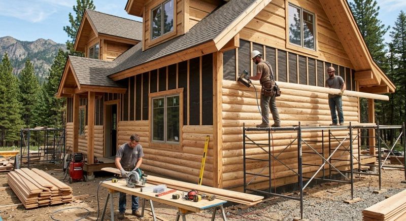Log Siding Installation in Coffee County, TN