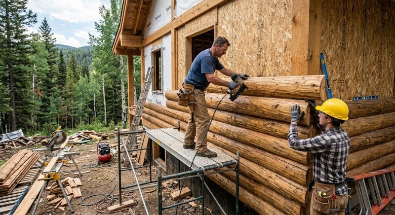 Log Siding Installation in Shelbyville, TN