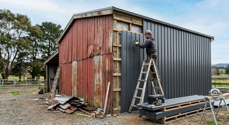 Metal Barn Siding Installation in Shelbyville, TN