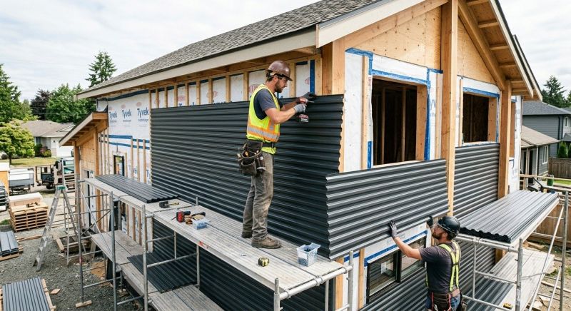 Metal Siding Installation in Chapel Hill, TN