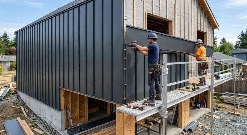 Metal Siding Installation in Chapel Hill, TN