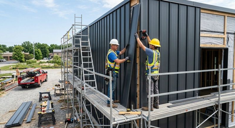 Metal Siding Installation in Wartrace, TN