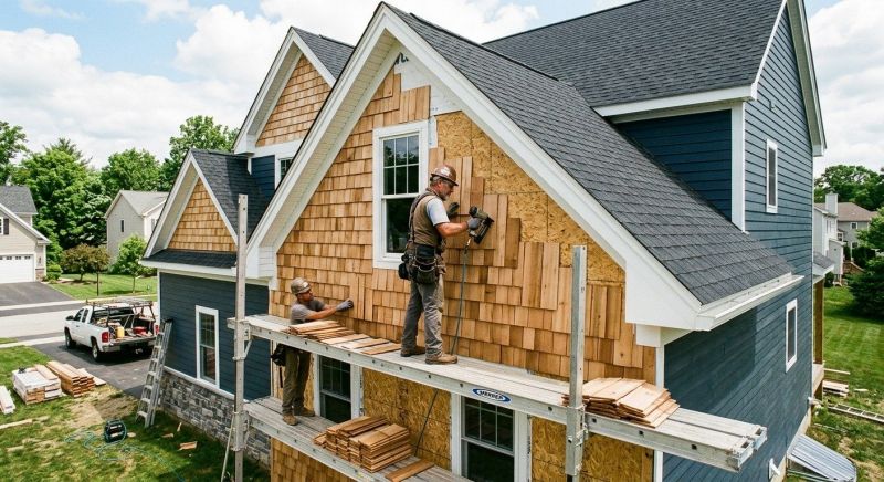 Shake Siding Installation in Chapel Hill, TN