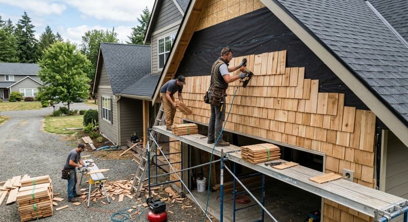 Shake Siding Installation in Wartrace, TN