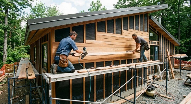 Wood Cladding Installation in Lincoln County, TN