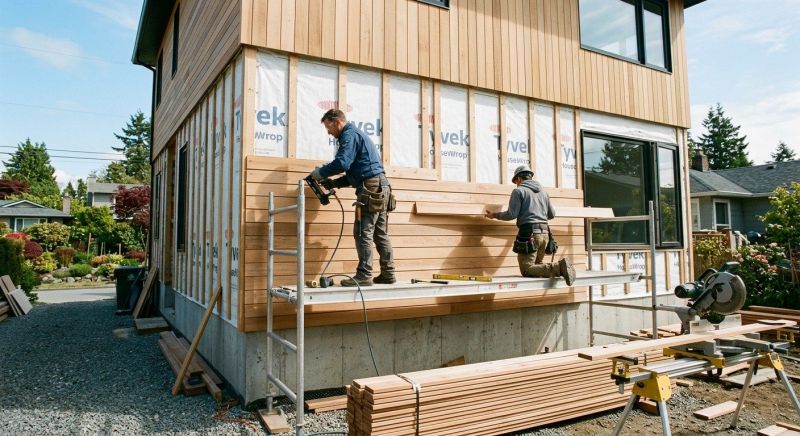Wood Cladding Installation in Lincoln County, TN