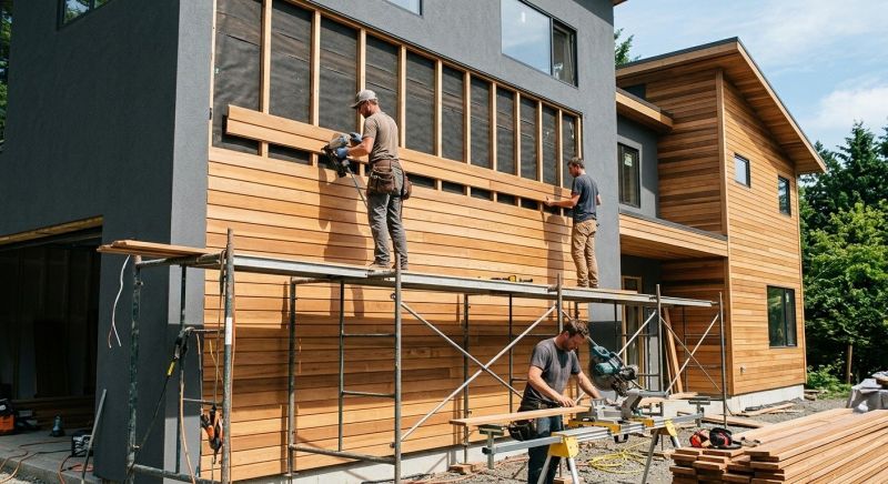 Wood Cladding Installation in Lynchburg, TN