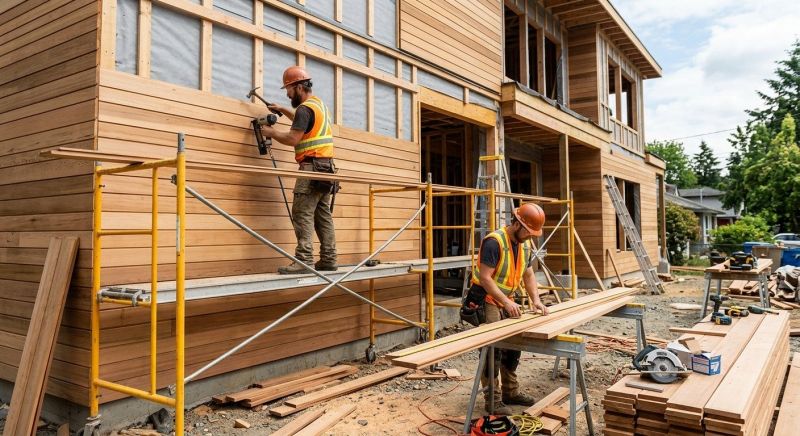 Wood Cladding Installation in Marshall County, TN