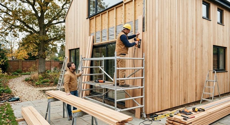 Wood Cladding Installation in Unionville, TN