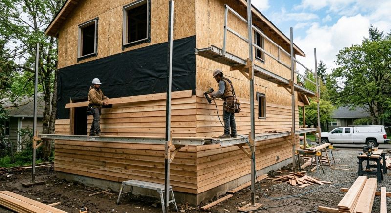 Wood Siding Installation in Wartrace, TN