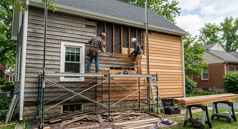Wood Siding Replacement in Chapel Hill, TN