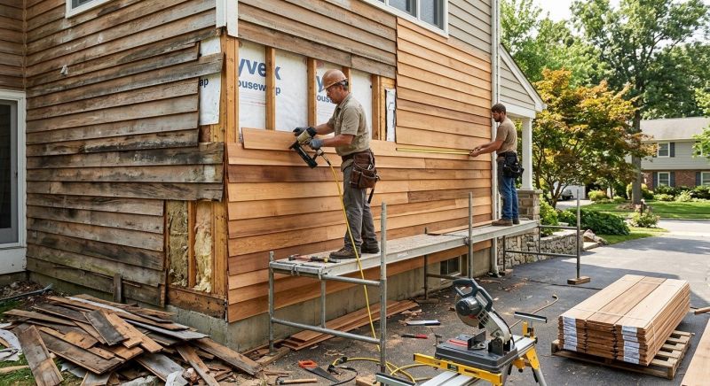 Wood Siding Service in Marshall County, TN